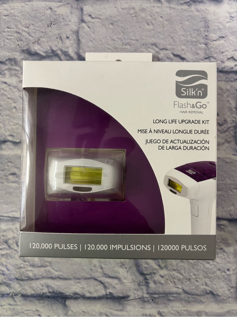 Silk'n Flash & Go Hair Removal Long Life Upgrade Kit 120,000 Pulses.